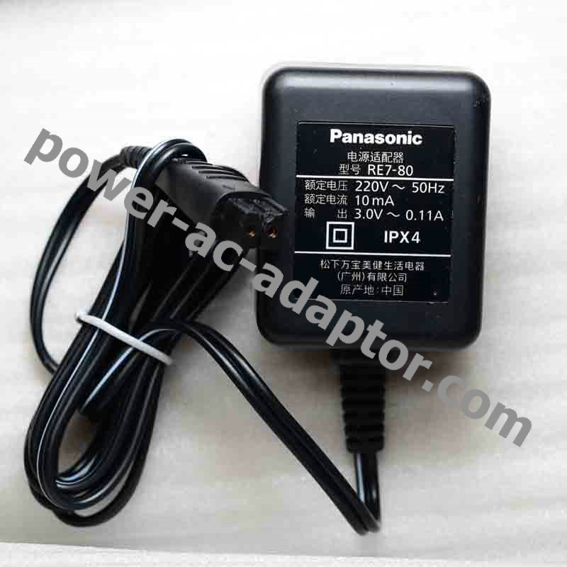 Original Panasonic ES-RW35-S405 RE7-80 AC Adapter power charger